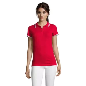 PASADENA WOMEN – Rouge/Blanc (L)