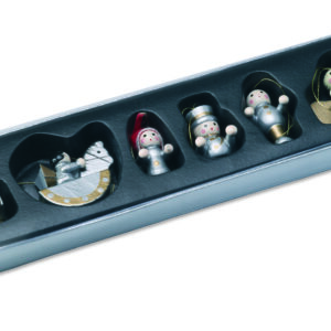 Set de 6 décorations de Noël.