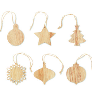 Décorations de Noël en bois