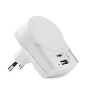 EURO USB CHARGER A/C – Blanc