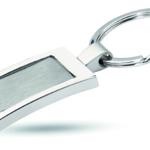 Porte-clés rectangulaire métal