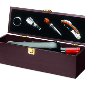Coffret à vin en bois