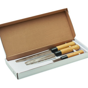 Set 3 couteaux style japonais