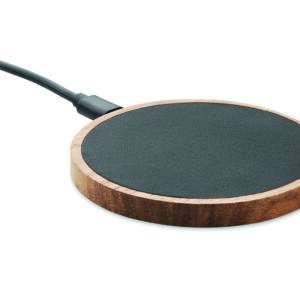 Chargeur sans fil en acacia 15W