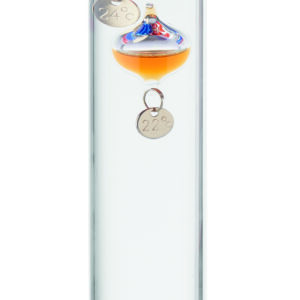 Thermomètre Galileo verre 28cm