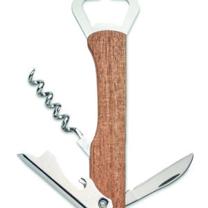 Ouvre-bouteille acacia 3 en 1