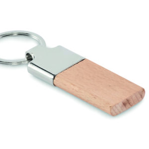 Porte-clés en hévéa