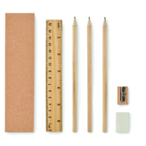 Set d&rsquo;écriture boîte en papier