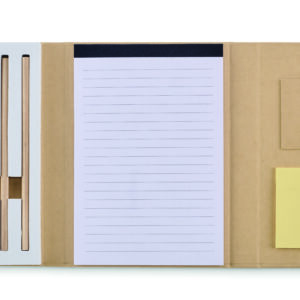 Set de papeterie avec bloc-note