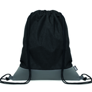 Sac à cordon en PU RPET 2 tons