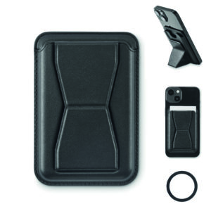 Porte-cartes magnétique en PU