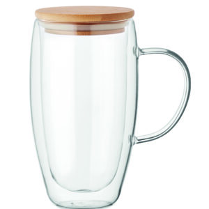 Mug en verre double paroi 450ml