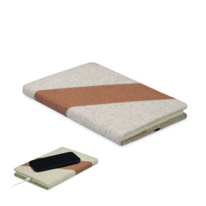 Carnet A5 avec chargeur 15W