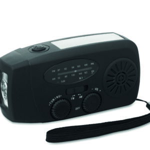 Radio portable avec torche LED