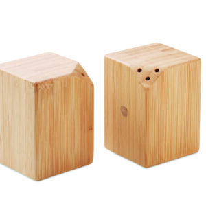 Set sel et poivre en bambou
