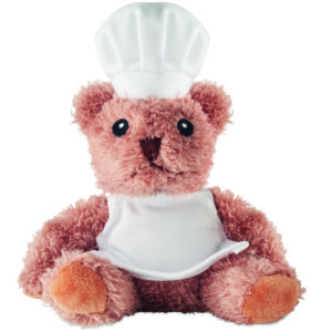 Ours en peluche chef cuisinier