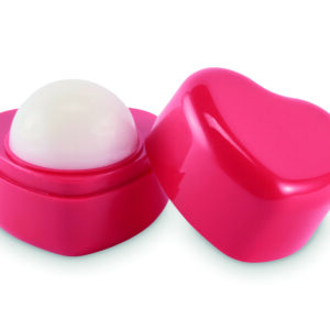 Baume à lèvres vegan en coeur