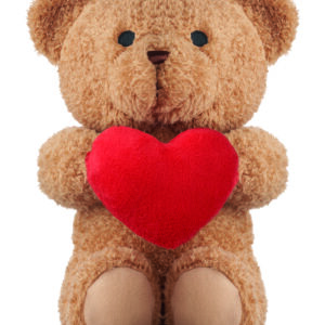 Grand Ourson avec cœur 23cm