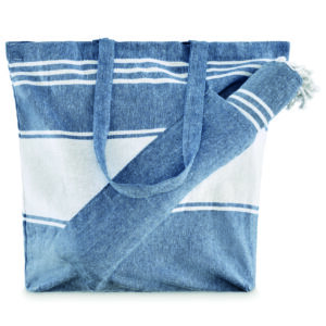 Sac de plage avec serviette