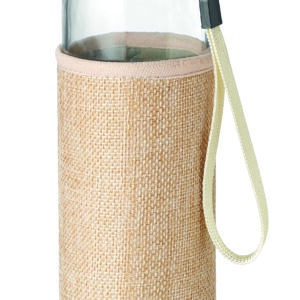 Bouteille & housse en jute
