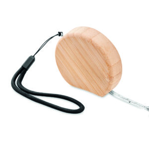 Mètre à ruban en bambou 2m