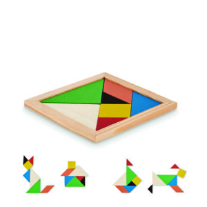 Puzzle Tangram en bois