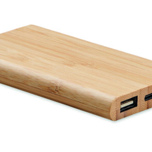 Powerbank bambou de 4000 mAh
