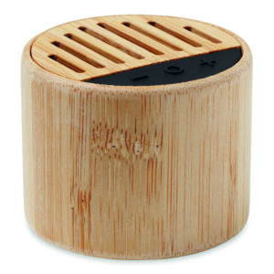 Haut-parleur sans fil bambou
