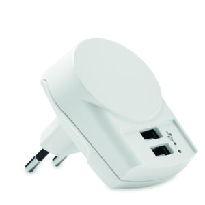 Chargeur Euro USB Skross (2xA)