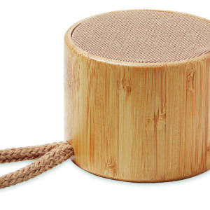 Haut-parleur sans fil bambou