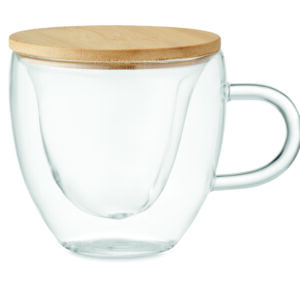 Tasse borosilicaté double paroi