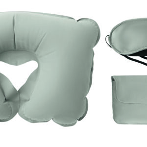 Set oreiller, masque, bouchons