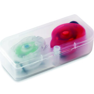 2 phares de vélos dans un boîte