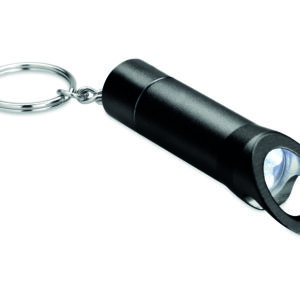 Lampe torche porte-clés en mét