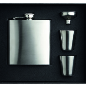 Flacon de poche avec gobelets