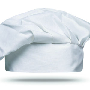 Toque de chef en coton 130g/m2