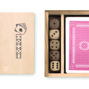 Cartes à jouer et 5 Dés