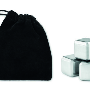 Set  4 glaçons en acier inox