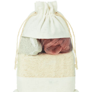 Set de bain pochette coton