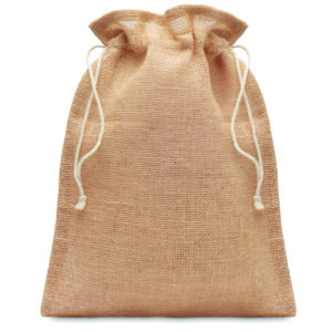 Petit sac cadeau en jute