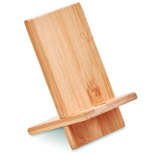 Support de téléphone en bambou