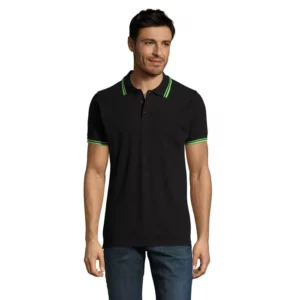PASADENA MEN – Noir/Lime (3XL)
