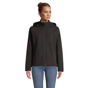 RACE HOODED WOMEN – Noir