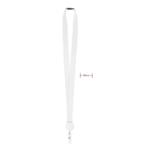 ZIP LANYARD – Blanc