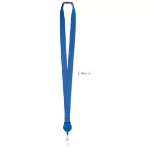 ZIP LANYARD – Bleu Royal