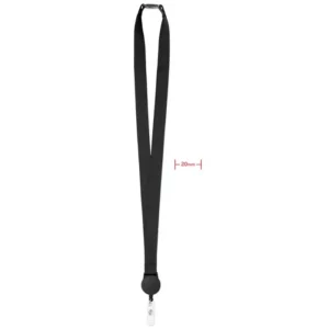 ZIP LANYARD – Noir